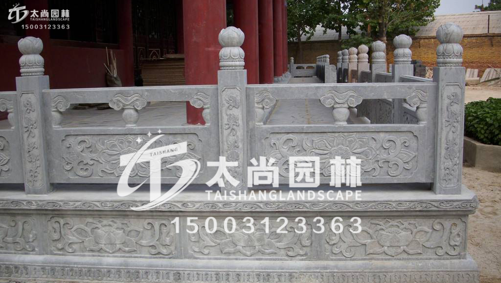 太尚雕塑,寺廟護欄